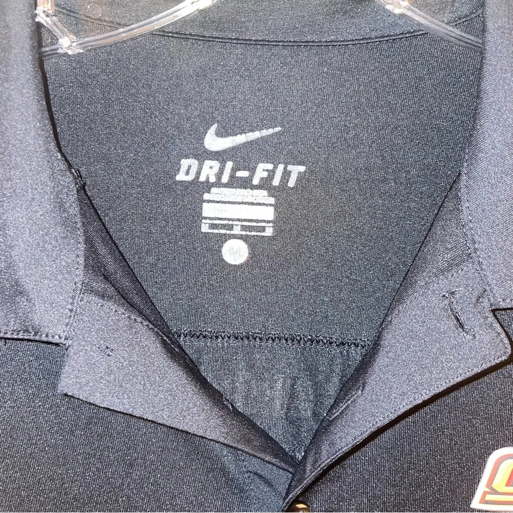 Nike Dri-Fit Men's Oklahoma State University Black Polo - Picture 4 of 5
